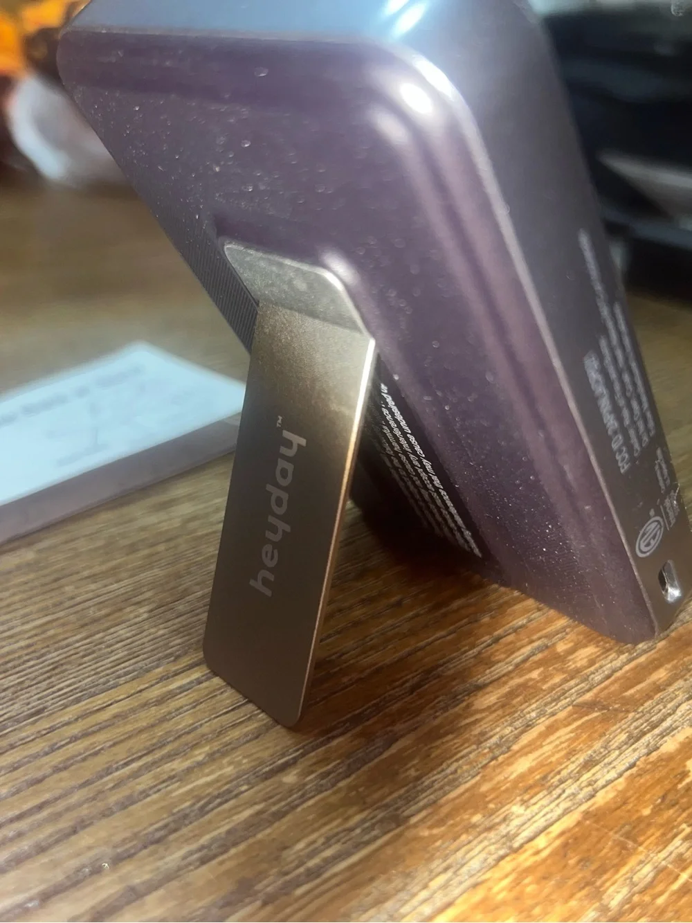 heyday 5000mAh Magnetic Power Bank w/ Stand - Never Used